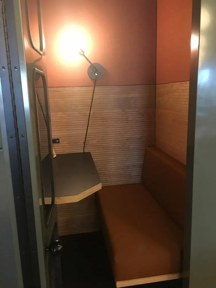 Our 331 maple veneer tambour with a natural finish - London WeWork