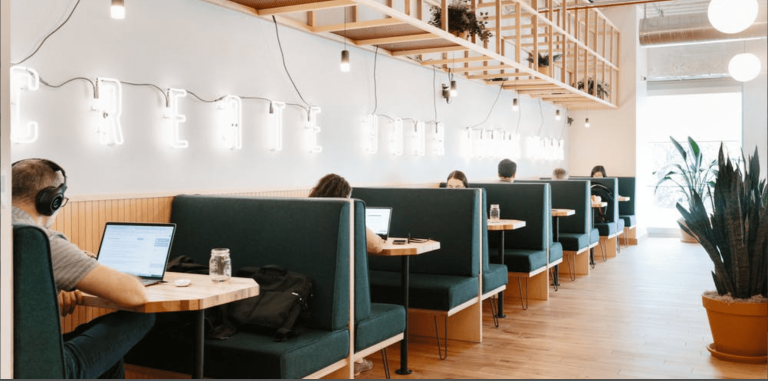 Our 631 Maple Veneer tambour - California WeWork
