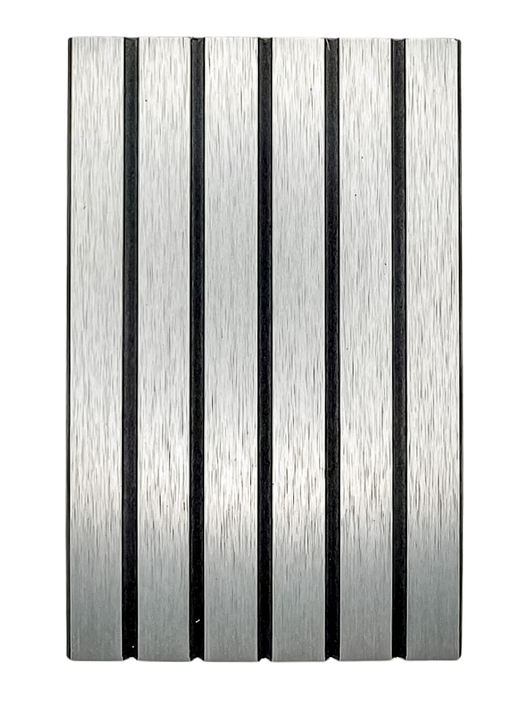 233BA-Brushed Aluminum Tambour