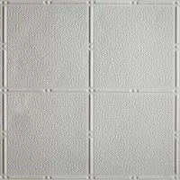 Pattern #310 - White - 2'x4' Faux Tin Ceiling Tile Pattern